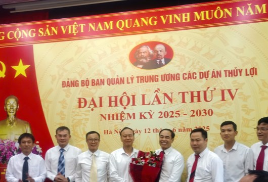 Đảng bộ Ban Quản lý Trung ương các Dự án Thủy lợi tổ chức thành công Đại hội lần thứ IV, nhiệm kỳ 2025–2030